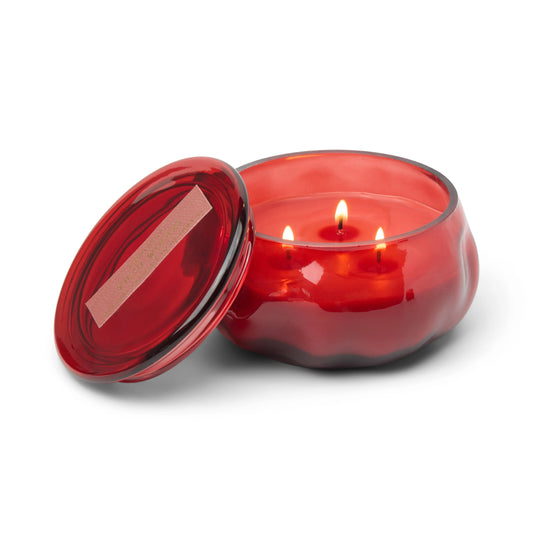Basalt 10 oz Candle - Yuzu Woods on white background. 