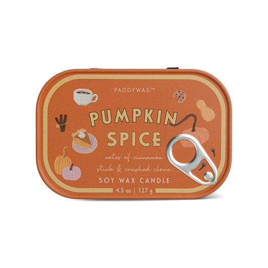Pumpkin Spice - 4.5 oz Tin Candle Paddywax