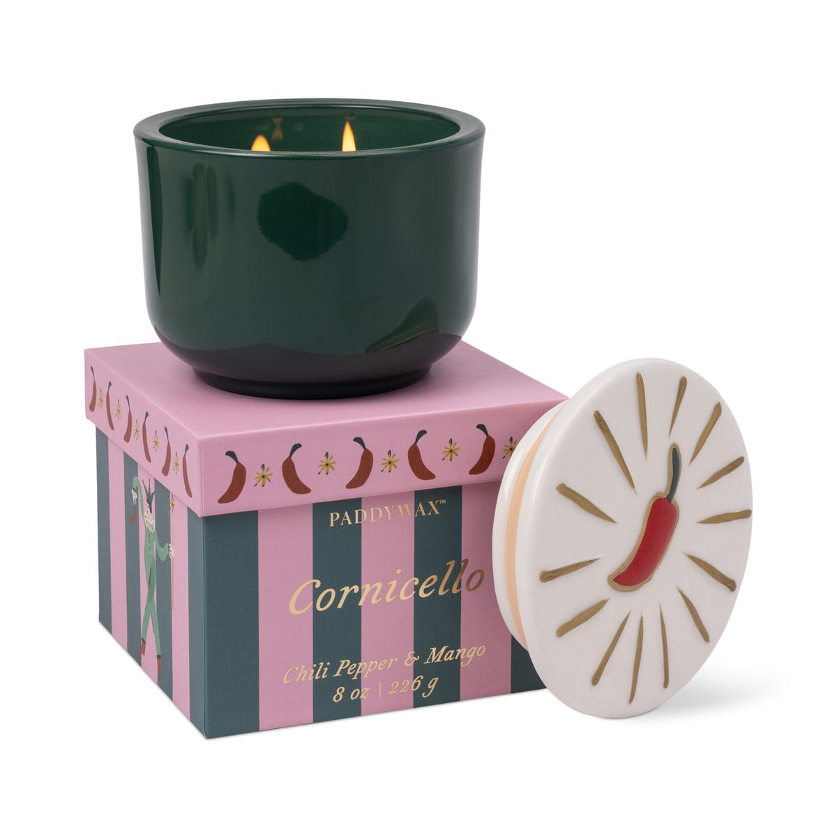 Chili Pepper & Mango Glass Candle