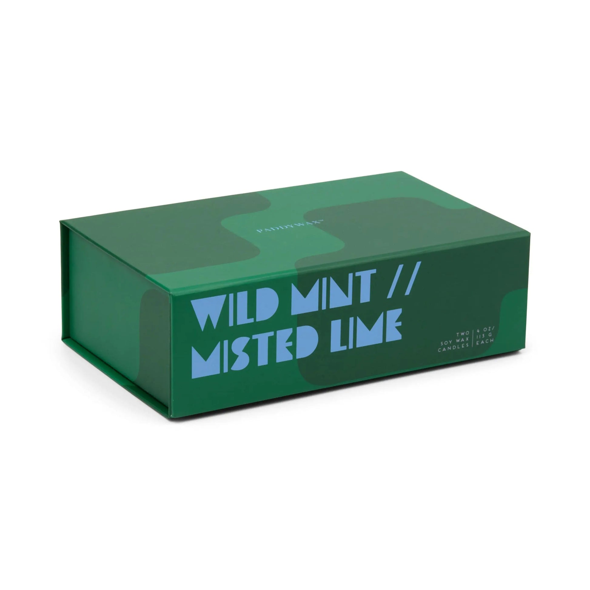 Wild Mint & Misted Lime - 4 oz Candle Boxed Set Paddywax