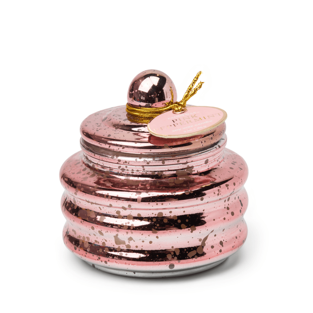 Pink Peppermint Beam Candle.