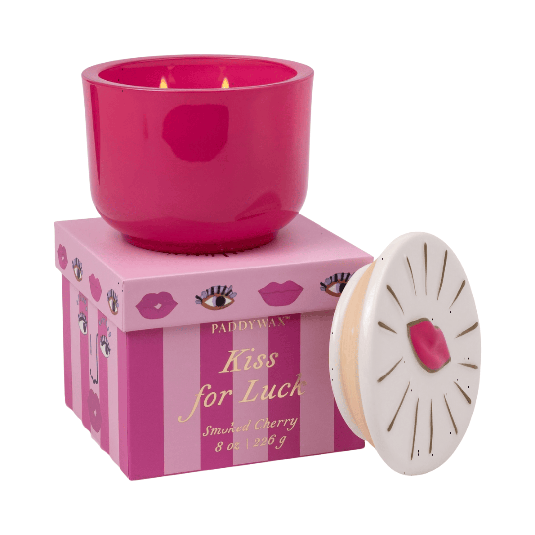 Smoked Cherrry 8 oz Glass candle