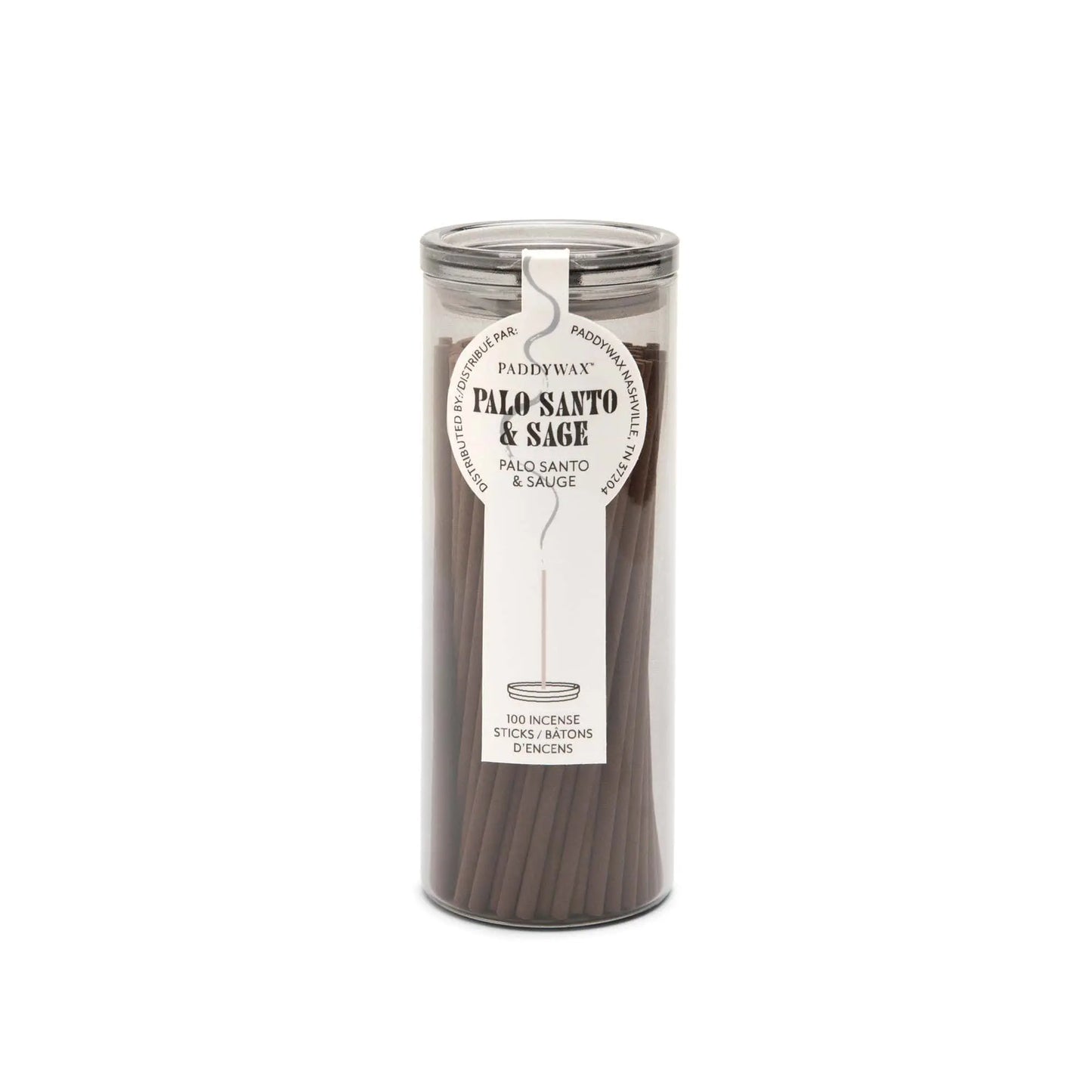 Palo Santo + Sage - Haze Incense: elevate your space with these stylish brown sticks, perfect for your incense collection or as a chic incense holder to enjoy flameless fragrance in any room.