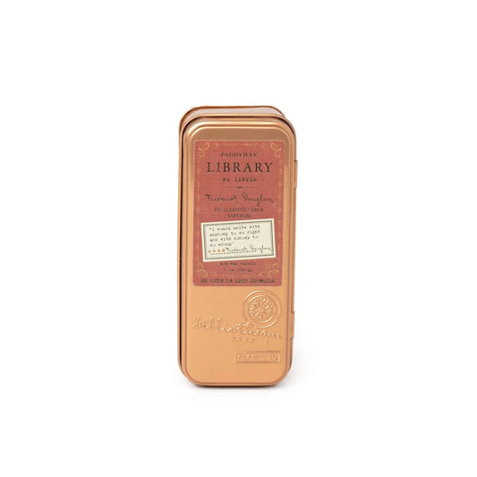 Library 2 oz Candle Tin - Frederick Douglas